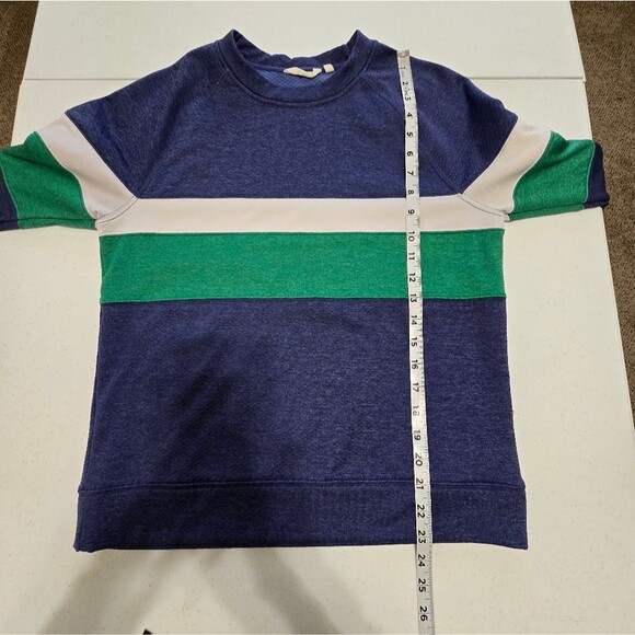 Cotopaxi Blue and Green Striped Sweatshirt - Picture 5 of 8